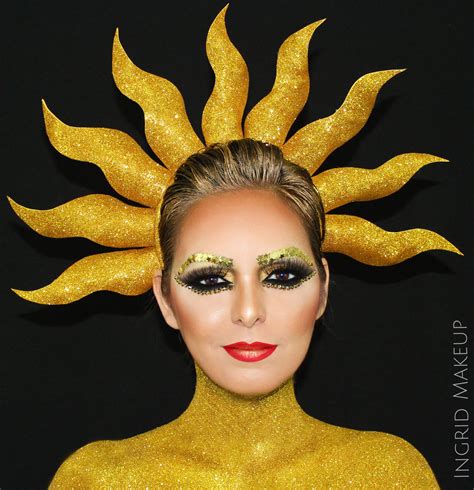 Sun Goddess Makeup And Hair By Ingrid Sun Goddess Costume