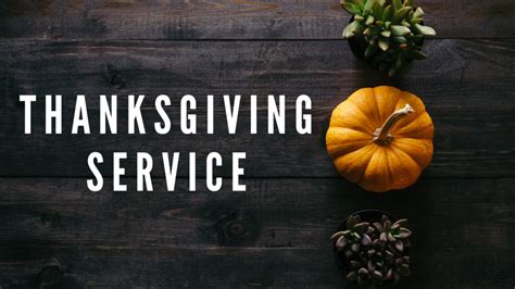 Thanksgiving Service City Central Church — City Central Church