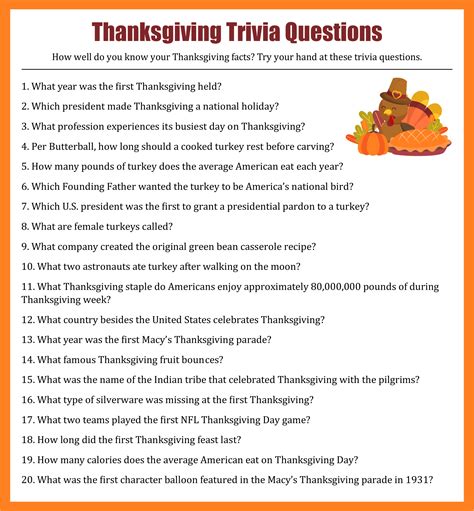 10 Best Free Printable Thanksgiving Trivia Pdf For Free At Printablee