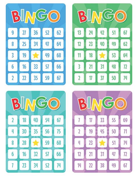Printable Kindergarten Number Bingo Free Printable Numbers Bingo