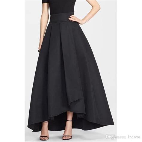 2017 Black Dresses Skirts Royal Bluechampagne Top Quality Satin High
