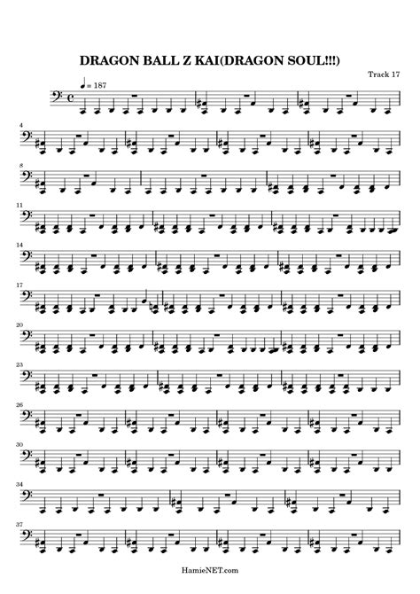 Maybe you would like to learn more about one of these? DRAGON BALL Z KAI(DRAGON SOUL!!!) Sheet Music - DRAGON ...