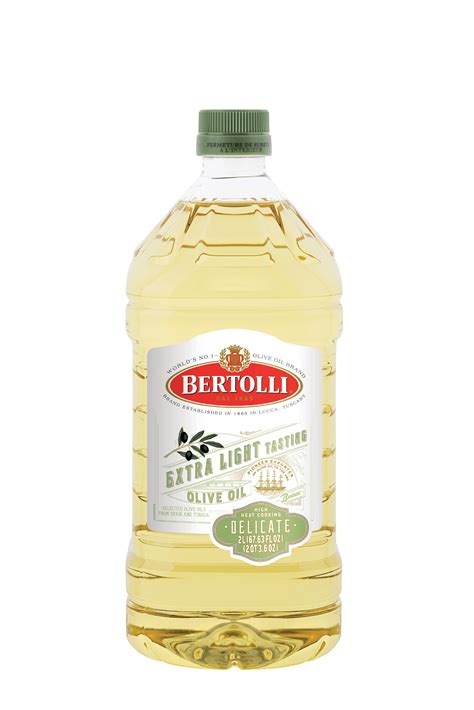 Despite its name, light olive oil does not mean that this variety of oil has fewer calories or a lower fat content. Bertolli Extra Light Tasting Olive Oil, 67.6 Fl Oz ...