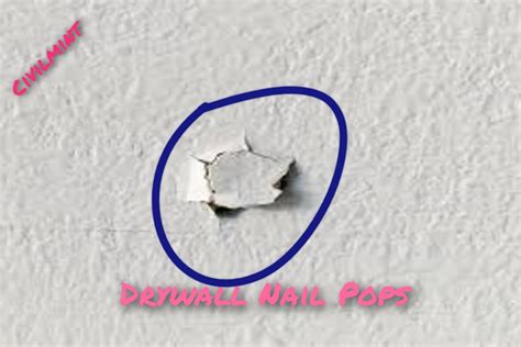 What Are Drywall Nail Pops And How To Fix It