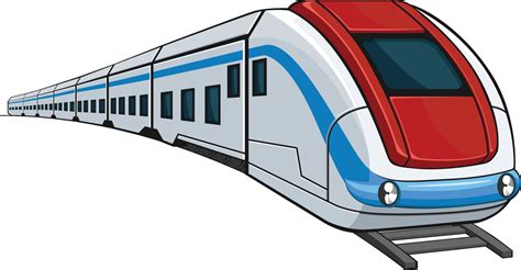 Train Subway Express Intercity Cartoon Vector Illustration 2144012