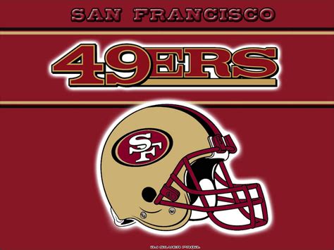 Download The Iconic Sf Logo Of The San Francisco 49ers Wallpaper