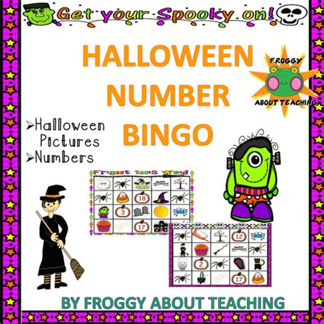 Halloween Number Bingo Amped Up Learning