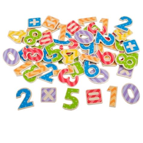 Magnetic Wooden Numbers Seconds Mulberry Bush
