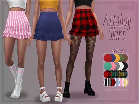 Sims 4 High Waisted Cc Jeans Shorts Skirts To Download Fandomspot