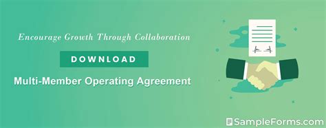 This operating agreement is for a limited liability company with only one member. FREE Multi-Member Operating Agreement PDF, WORD