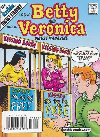 Betty And Veronica Kiss Archie Comic Books Archie Comics Betty And Veronica Kiss Tomboy Girls