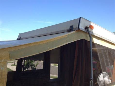 It's worth noting that we had several black marks along the bottom of the canvas from the moving parts of the camper. Purchase 1982 Palomino Pinto Pop Up Camper in Fort ...