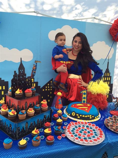 Shop our wonderful selection of 1st birthday party supplies. Superman theme first birthday party! | Superman birthday ...