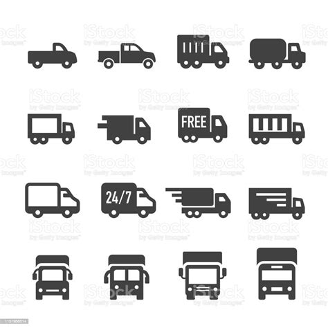 Trucks Icons Acme Series Immagini Vettoriali Stock E Altre Immagini