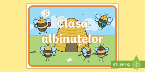 Clasa Albinuțelor Planșă Format A4