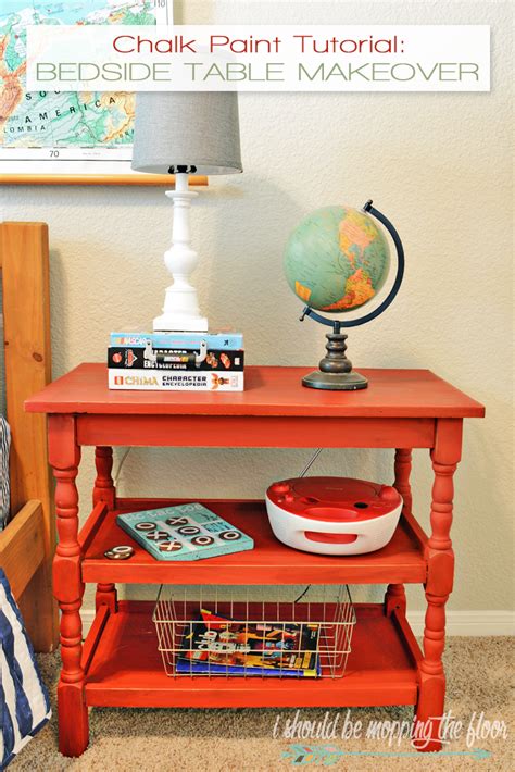 Bedside Table Makeover With Chalk Paint