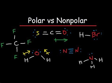 A polar bond requires a significant en difference, so that the electrons are significantly drawn towards one atom and away from the other; Is Cf4 Polar or Nonpolar