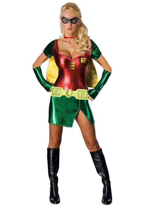 Sexy Robin Girl Costume W Mask