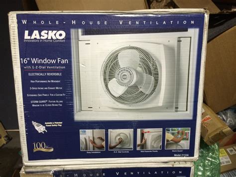 Lasko 16 In Electrically Reversible Window Fan 9155