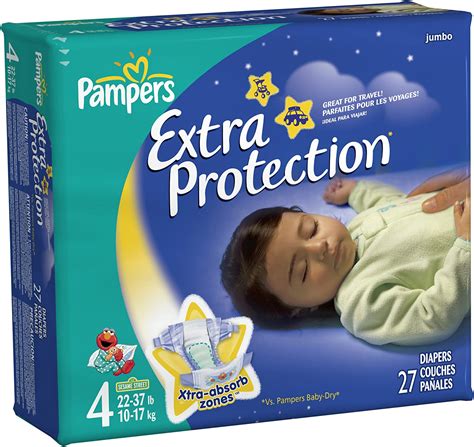 Pampers Extra Protection Diapers Big Pack 4 Mx Bebé