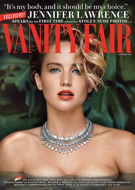 Jennifer Lawrence Covers Vanity Fair Talks Nude Photo Scandal