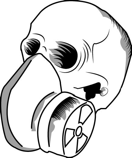 Skull Gas Mask Clipart Best