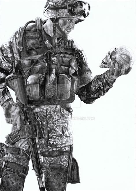 Soldier Pencil Drawing By Milanrko On Deviantart
