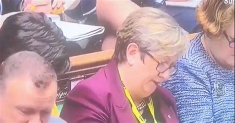 Snp S Joanna Cherry Appears To Mouth F Labour In Reaction To