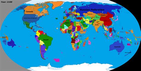 The World In 2100 Rimaginarymaps