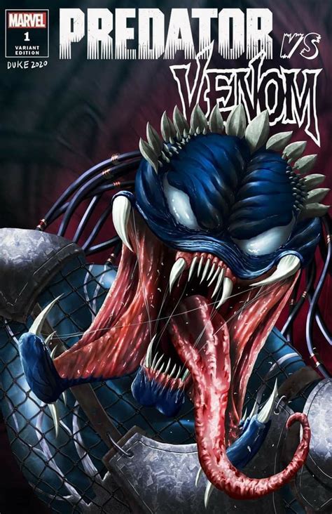 Predator Vs Venom Venomized By Davidjacobduke Predator Comics