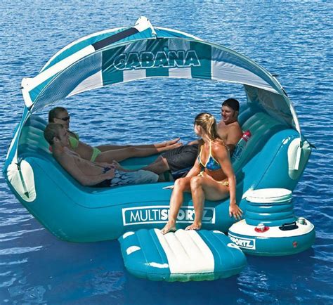 On hot days, a dip in the water can the chaise lounge comes in a pair of two fully assembled chairs, that arrive like that, saving you money from the procedure before positioning them. water lounge raft pool inflatable float lake swimming ...