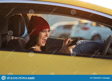 Crying Woman Driving Car Stock Photos Free And Royalty Free Stock