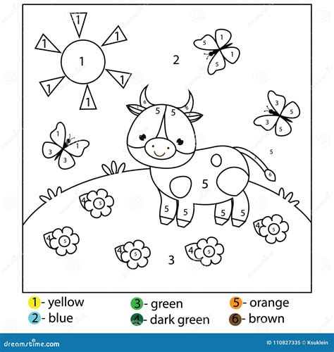 40 Color By Numbers Worksheets Images