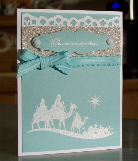 Stampin Up Come to Bethlehem Christmas Card