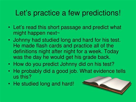 Ppt Making Predictions Powerpoint Presentation Free Download Id