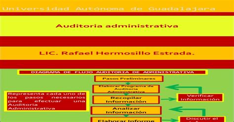 Diagrama De Flujo Auditoria Administrativa Pdf Document