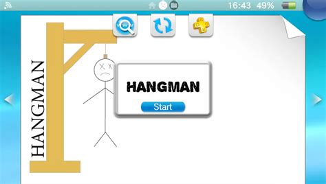 Vita Hangman Released On The Vita Guess Away With The Stick Figures