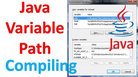 How To Set Java Variable Path In Windows 10 Compiling Java Program