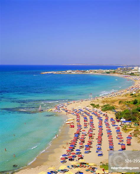 Ayia Napa Beach Cyprus Stock Photo