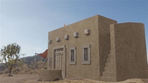 Desert Middle Eastern House Free 3d Model Cgtrader