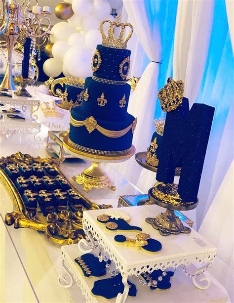 Royal Blue And Gold Decor That Was Fit For A King Gold Serving Tray