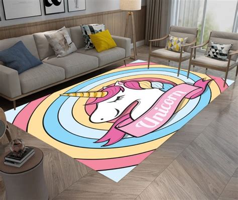 Unicorn Rainbow Rugs And Carpets Unilovers