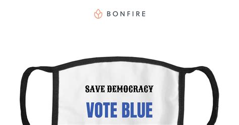 Save Democracy Vote Blue Bonfire