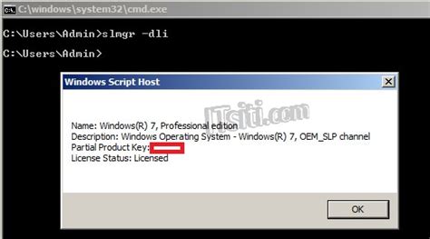 Check Windows License And Activation Status