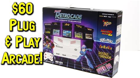 60 Arcade Super Retro Cade Arcade Nes Snes And Genesis Youtube