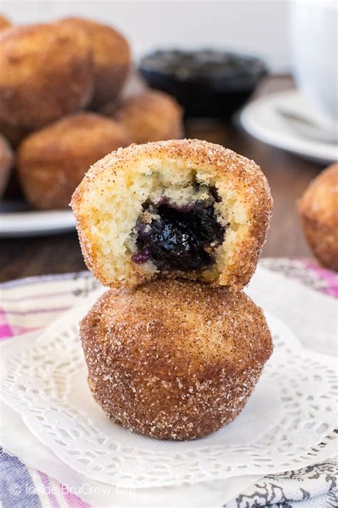 Blueberry Jelly Donut Holes Inside Brucrew Life