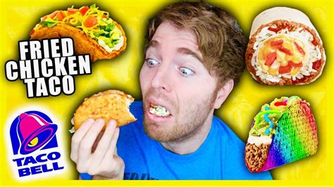 Tasting Weird Taco Bell Foods Youtube