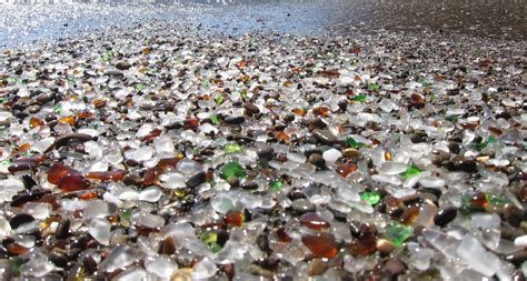 The town of fortbragg is really small. Glass Beach, Fort Bragg, CA - California Beaches