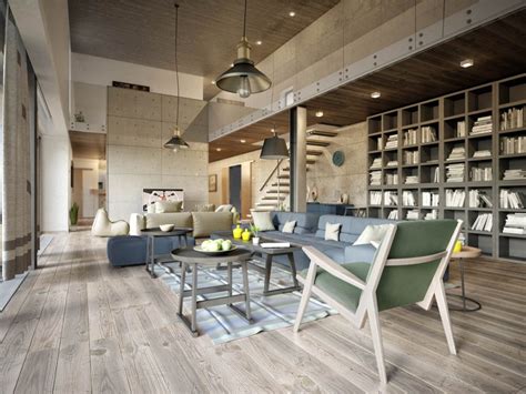 3 Apartments With Industrial Inspired Concrete Wall Panels