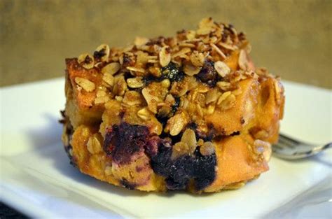 Recipe Blueberry And Oat Breakfast Bread Pudding Skip The Sugar